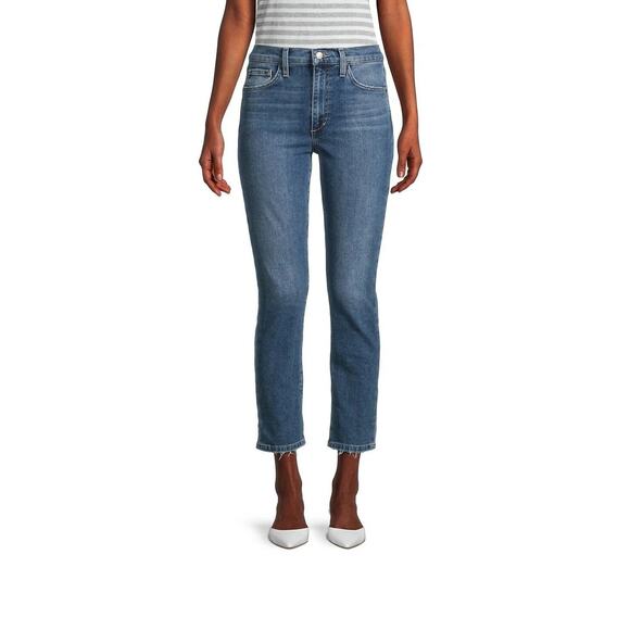 Joe’s Jeans High Rise Straight Leg Distressed Hem & Pocket Jeans Size 29 25.5” - Picture 1 of 7